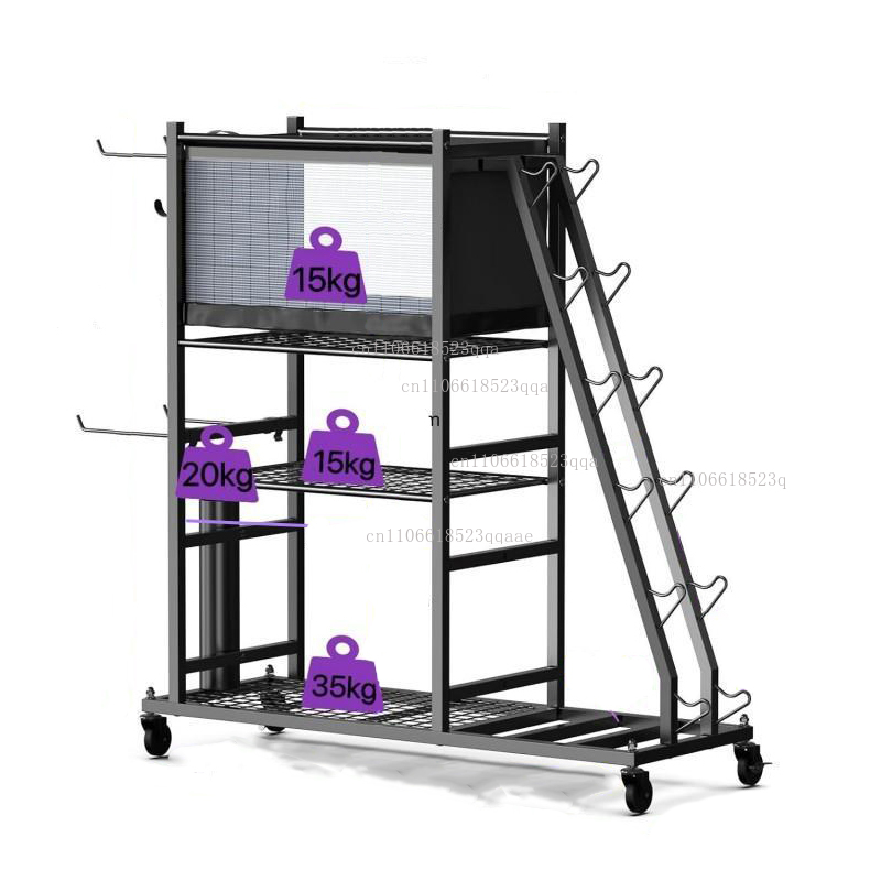 Home Gym Yoga Storage - Support de rangement pour haltères, kettlebells