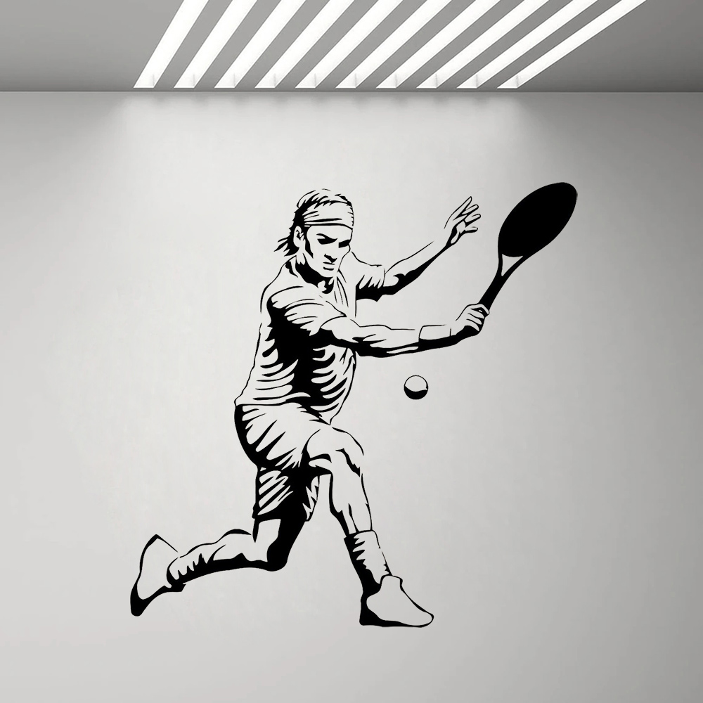 Home Gym Interior Design - Autocollant mural en vinyle pour joueur