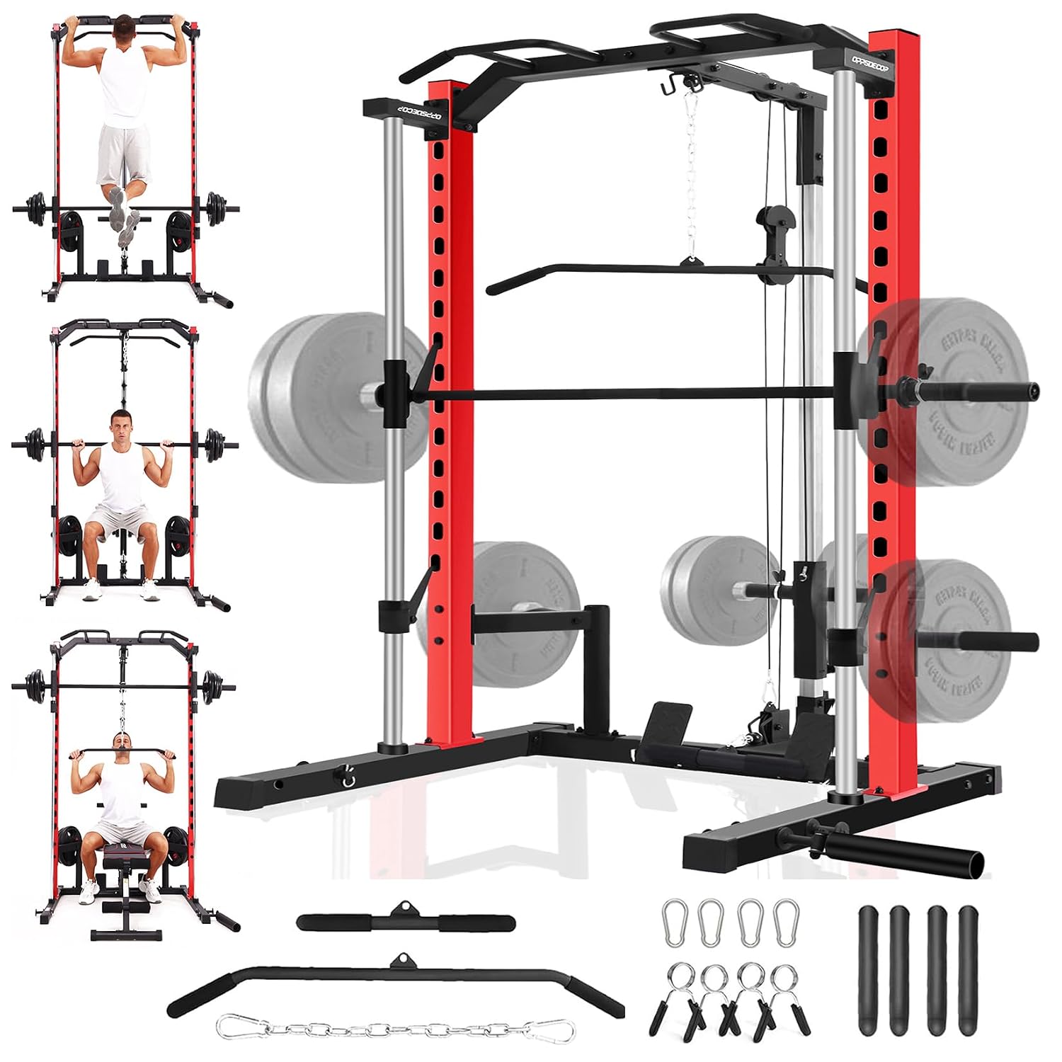 Home Gym Smith - Machine Smith tout-en-un avec barre de