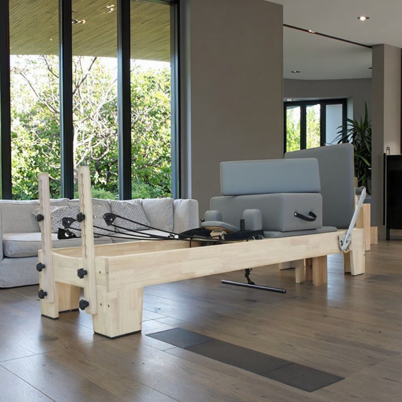 Home Gym Custom - Machine de Pilates Reformer en bois