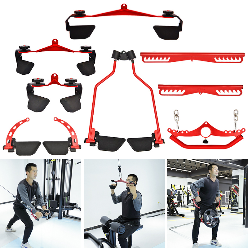 Cable Pulley System - Barre de traction réglable pour Fitness,