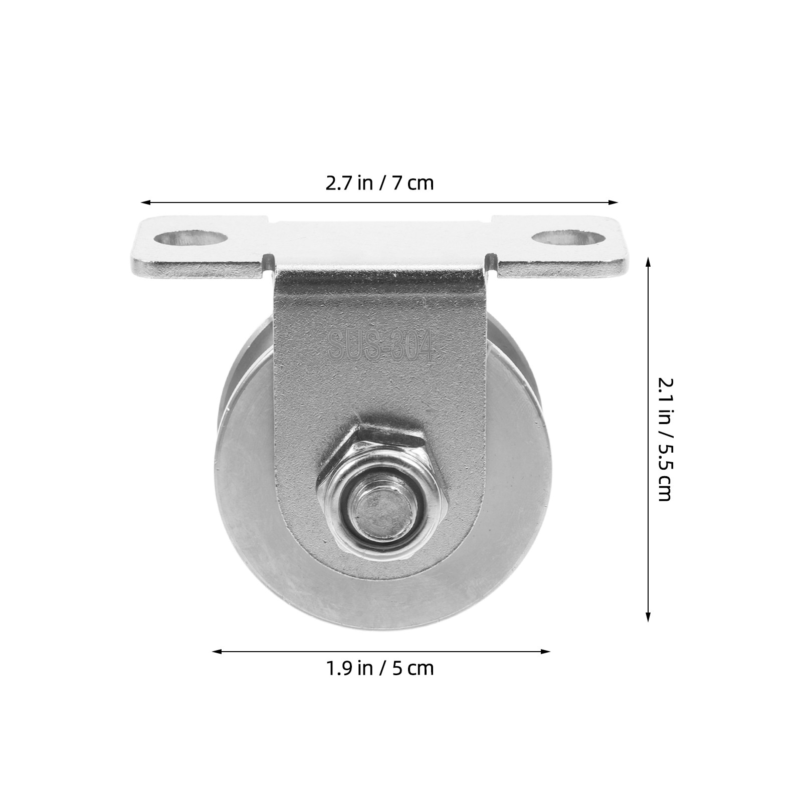 2 pièces Poulie à câble en aci - Cable Pulley System avis et prix
