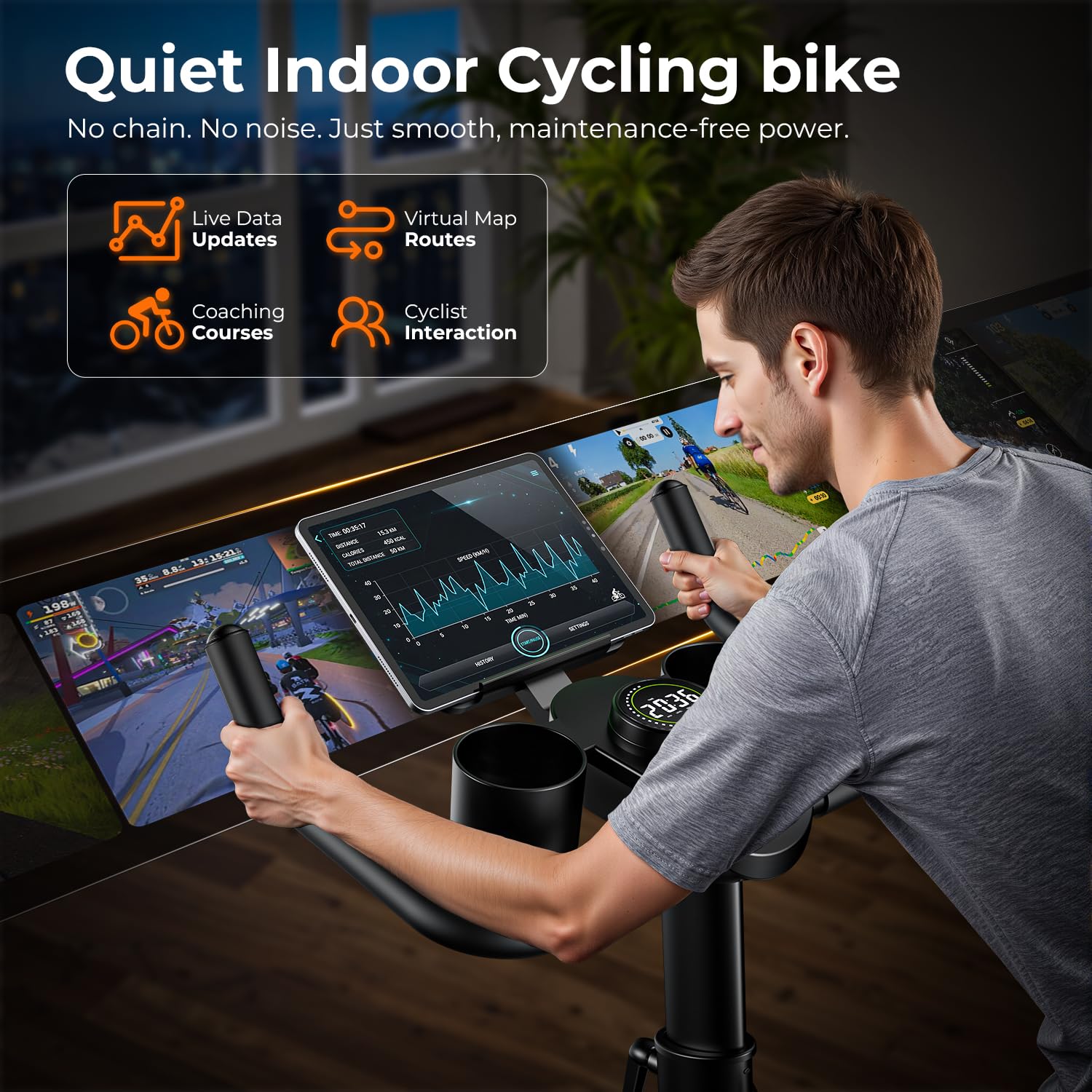 Vélo d'exercice à résistance m - Home Gym Custom avis et prix