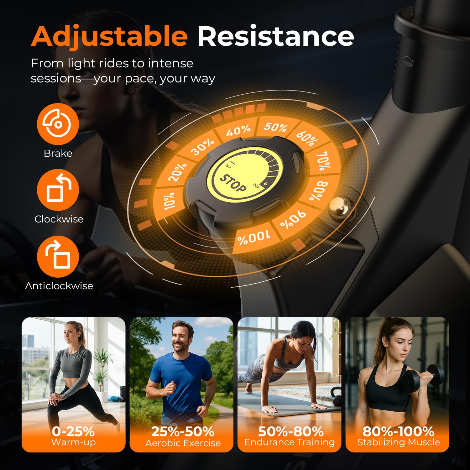 Vélo d'exercice à résistance m - Home Gym Custom avis et prix