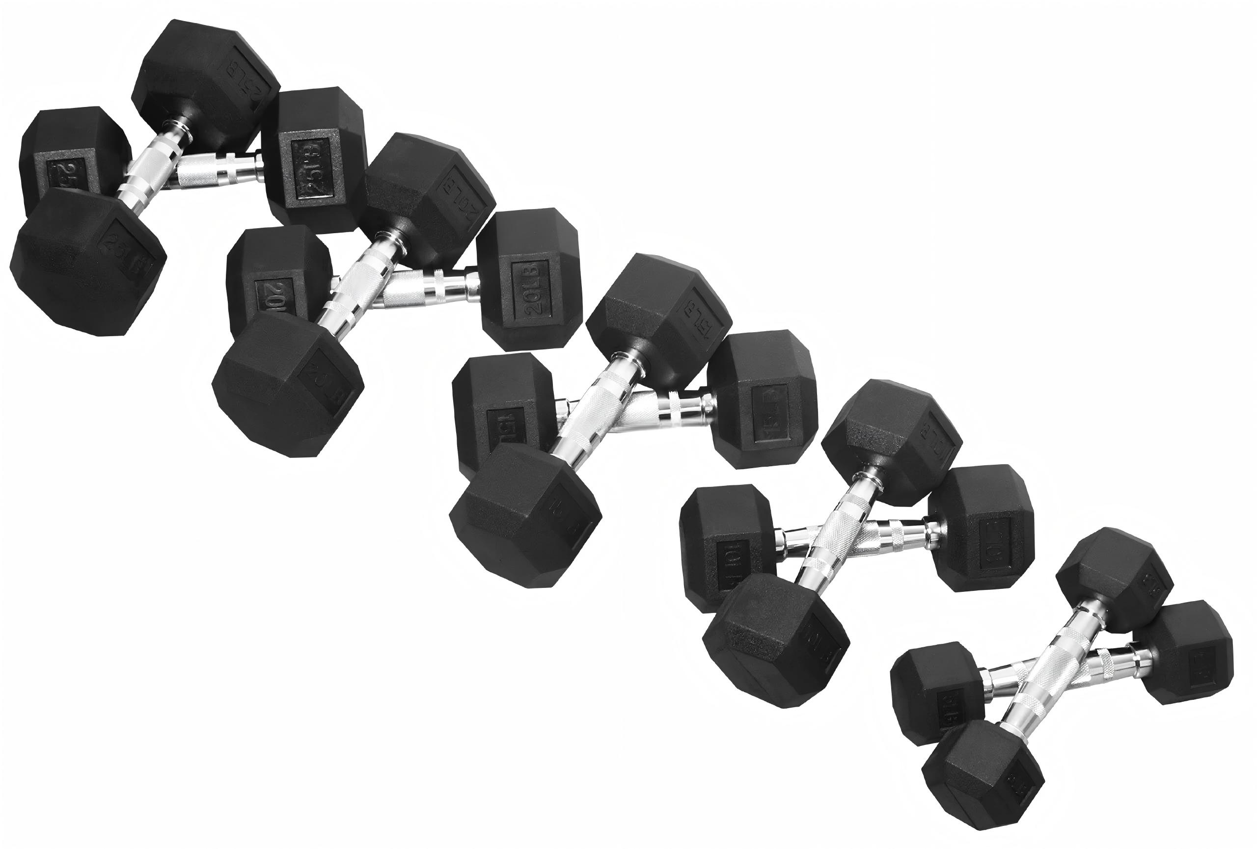 Haltères hexagonaux en caoutch - Home Gym Custom avis et prix