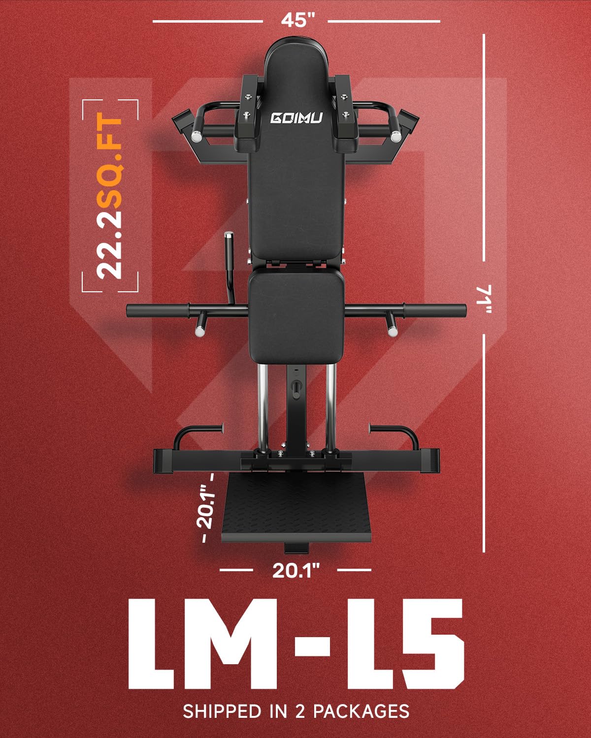 Machine de presse à cuisses L5 - Home Gym Custom avis et prix