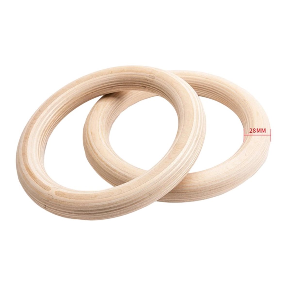 Soldes d'été : Lot de 2 anneau - Gymnastic Rings Wooden avis et prix