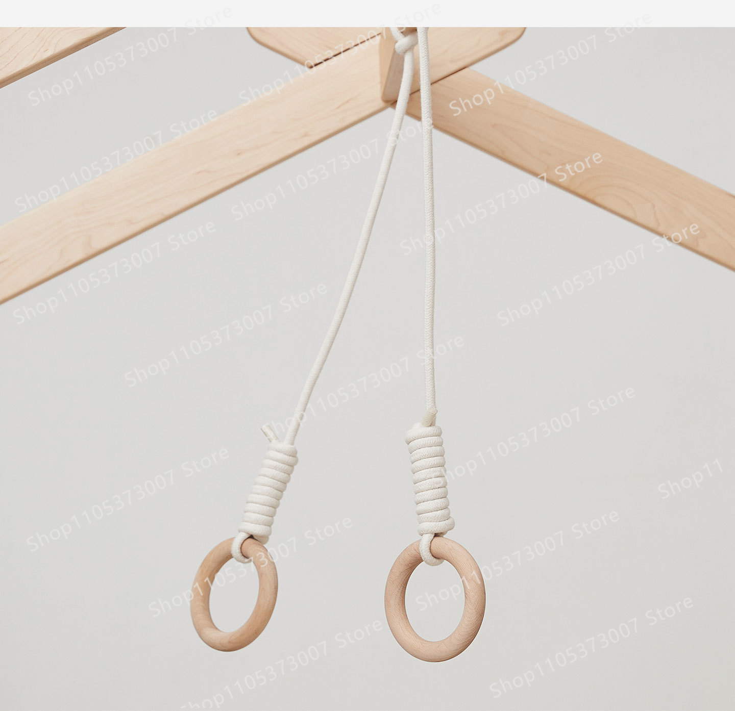 Anneaux de suspension pour lit - Gymnastic Rings Wooden avis et prix