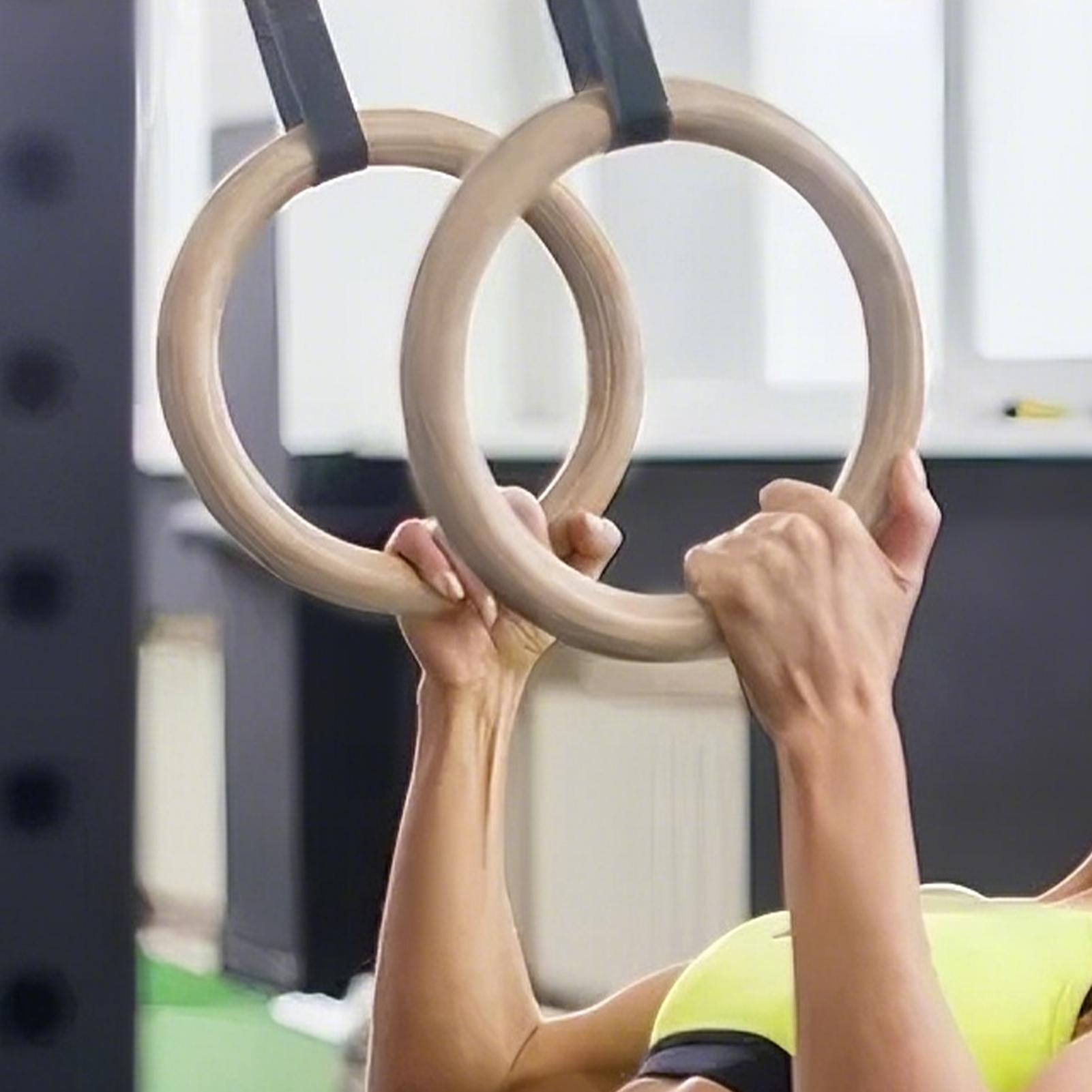 Anneaux de gymnastique portabl - Gymnastic Rings Wooden avis et prix