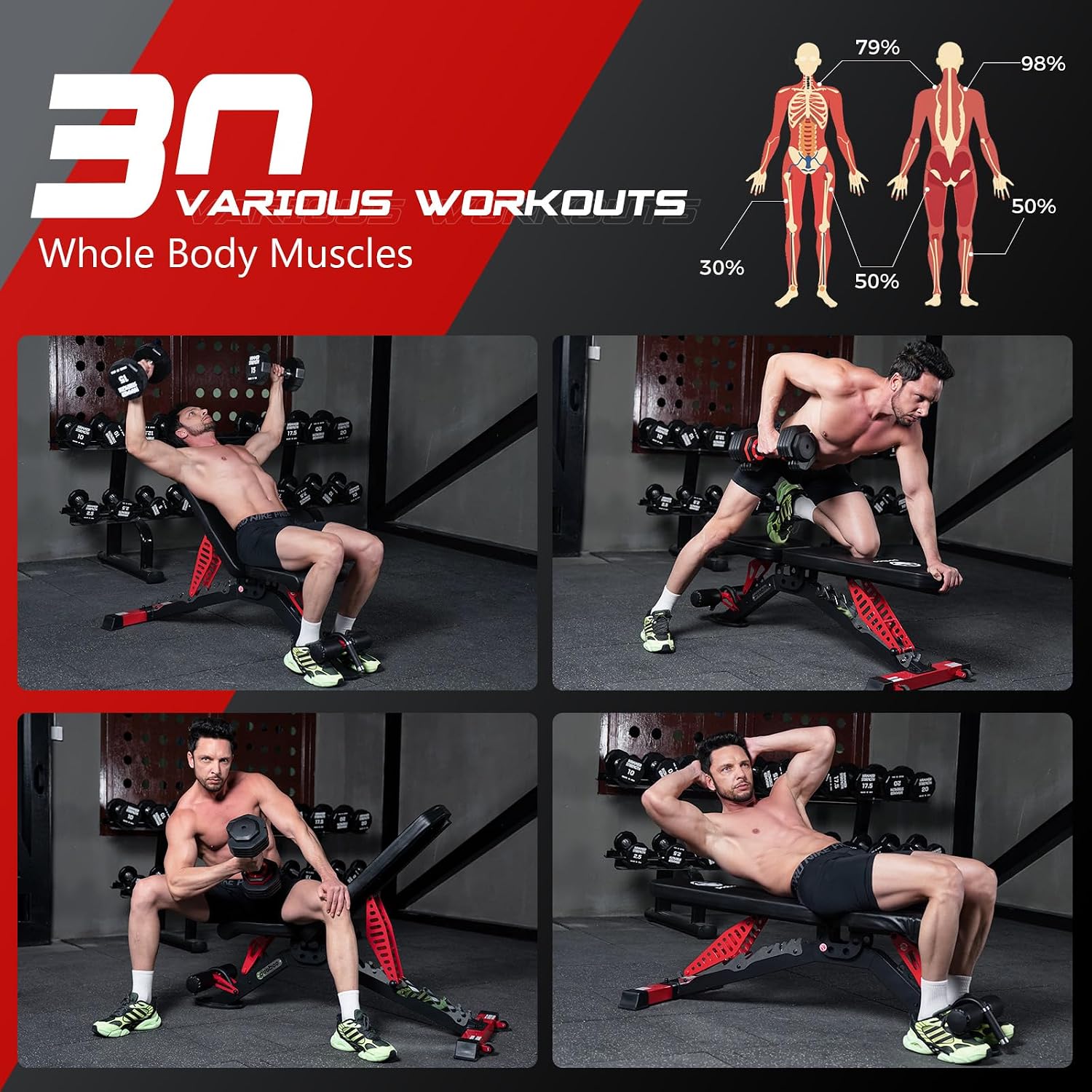 Banc de musculation réglable 1 - Home Gym Custom avis et prix