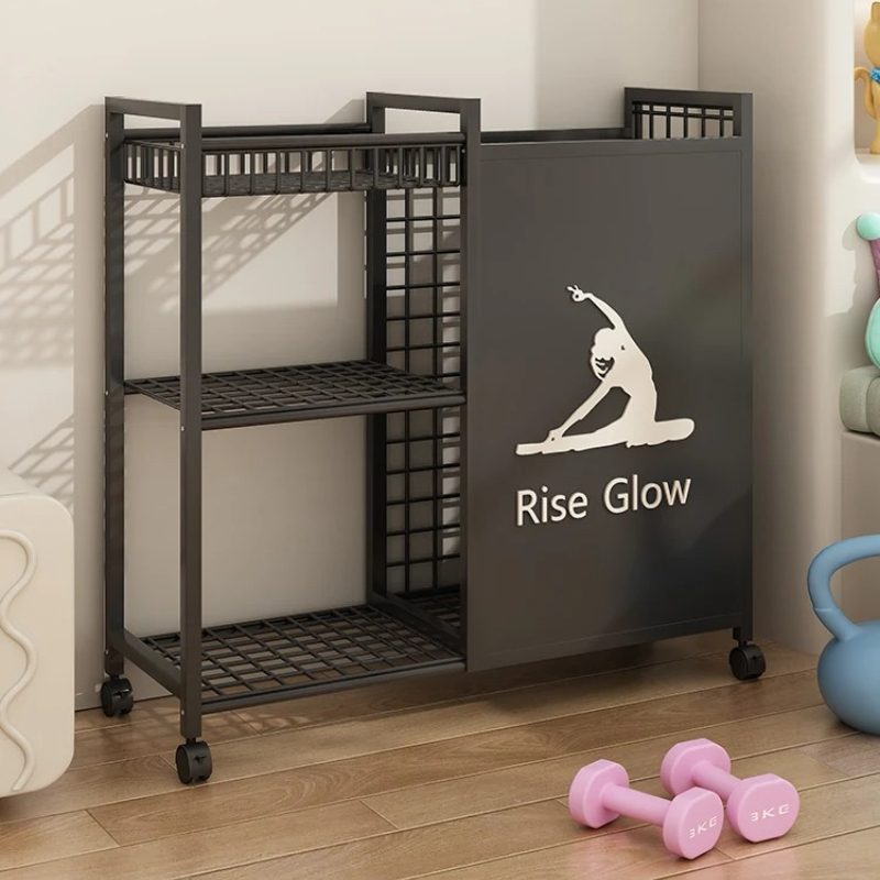 Chariot de fitness mobile avec - Home Gym Yoga Storage avis et prix