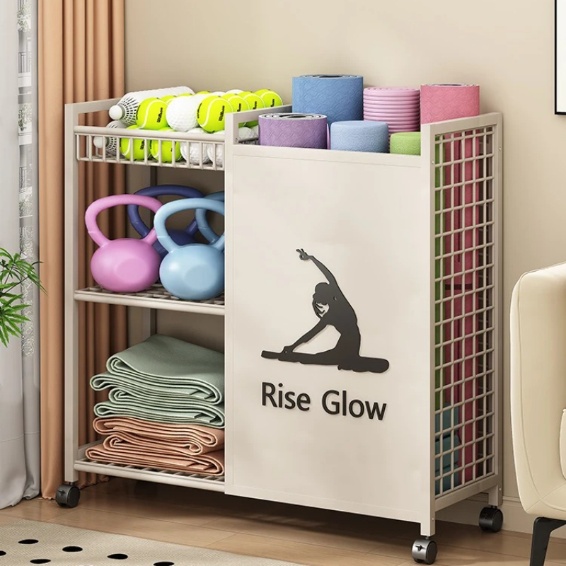 Chariot de fitness mobile avec - Home Gym Yoga Storage avis et prix