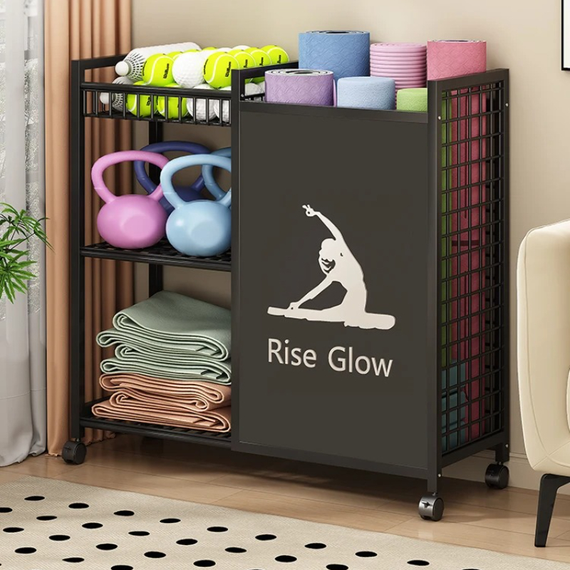 Chariot de fitness mobile avec - Home Gym Yoga Storage avis et prix