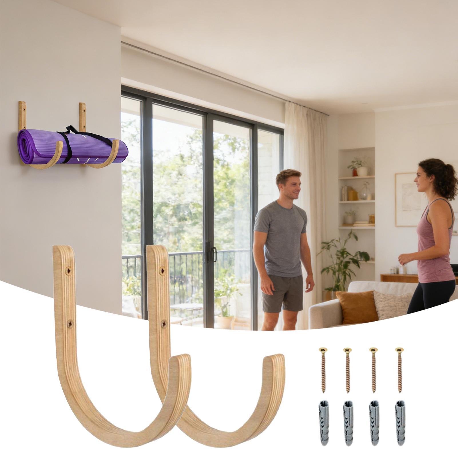 Support de tapis de yoga en bo - Home Gym Yoga Storage avis et prix