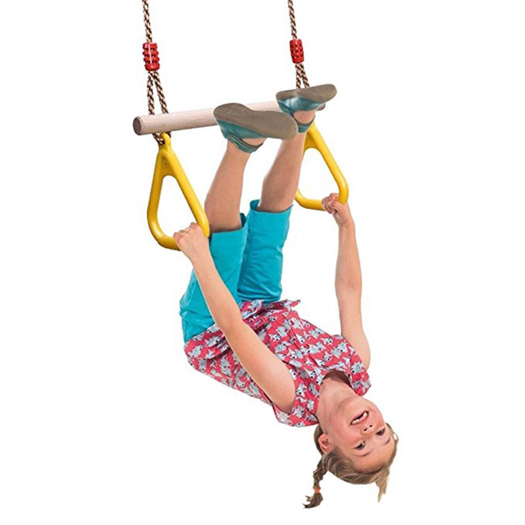 Ensembles de balançoires amusa - Gymnastic Rings Wooden avis et prix