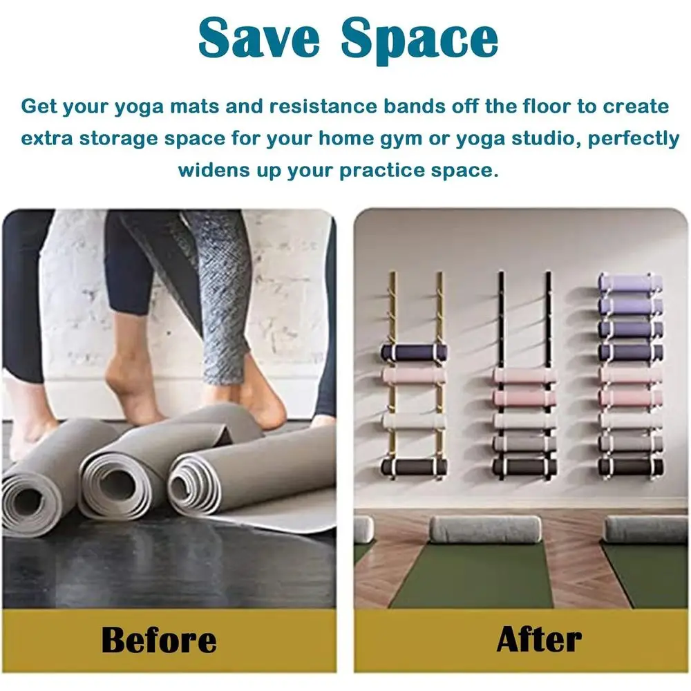 Support mural en métal pour éq - Home Gym Yoga Storage avis et prix