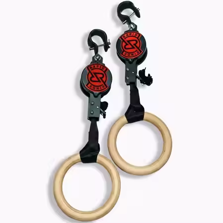Anneaux de Fitness en bouleau, - Gymnastic Rings Wooden avis et prix