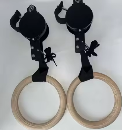 Anneaux de Fitness en bouleau, - Gymnastic Rings Wooden avis et prix