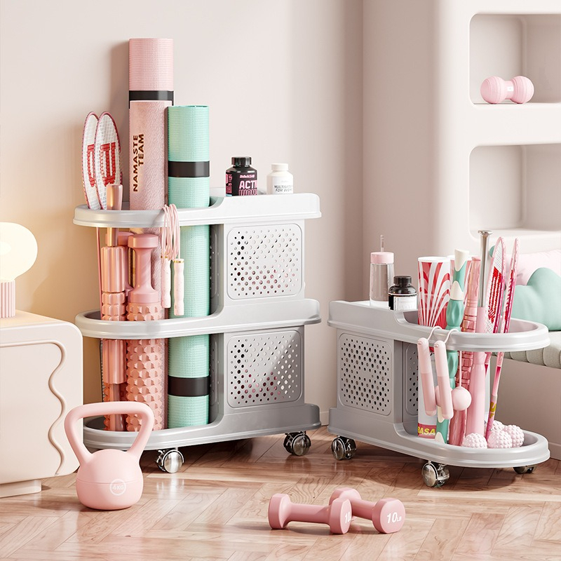 Chariot de rangement pour tapi - Home Gym Yoga Storage avis et prix