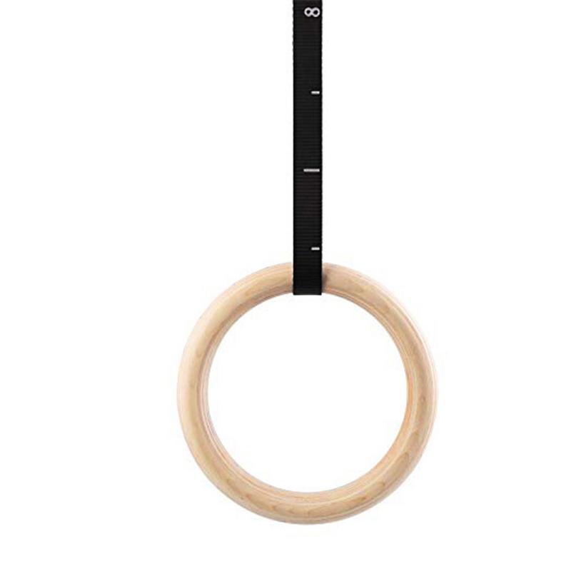 Anneau de gymnastique côtelé e - Gymnastic Rings Wooden avis et prix
