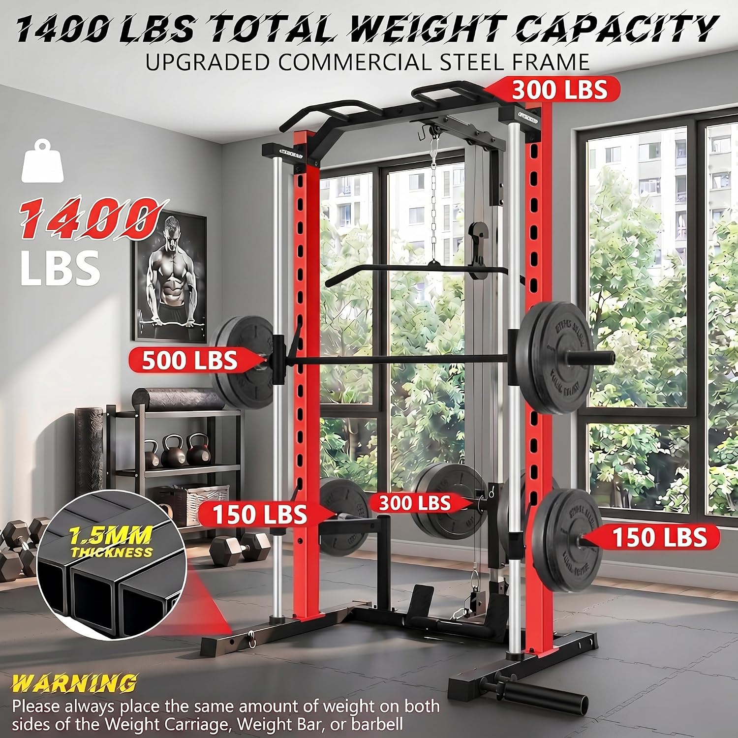 Machine Smith tout-en-un avec  - Home Gym Smith avis et prix