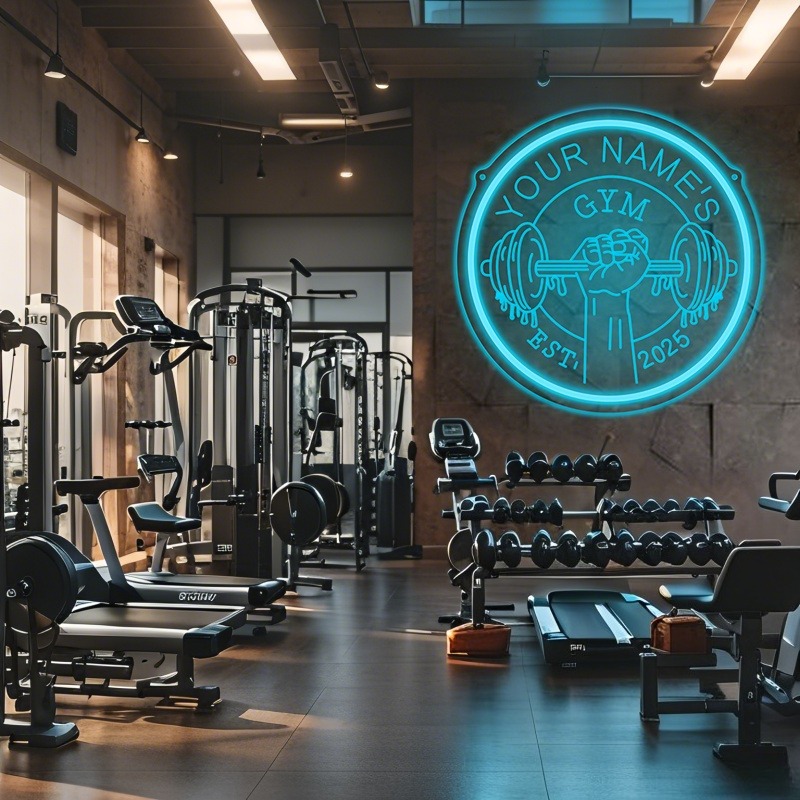 Enseigne au néon LED personnal - Home Gym Interior Design avis et prix