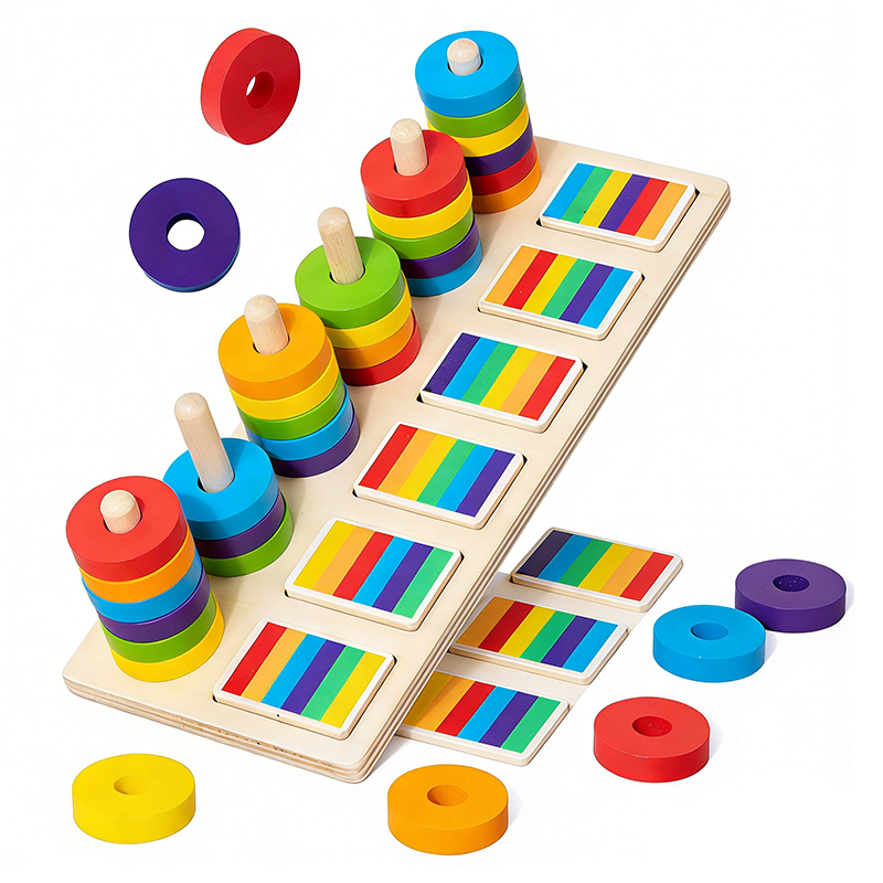 Jeu d'entraînement à la mémoir - Gymnastic Rings Wooden avis et prix